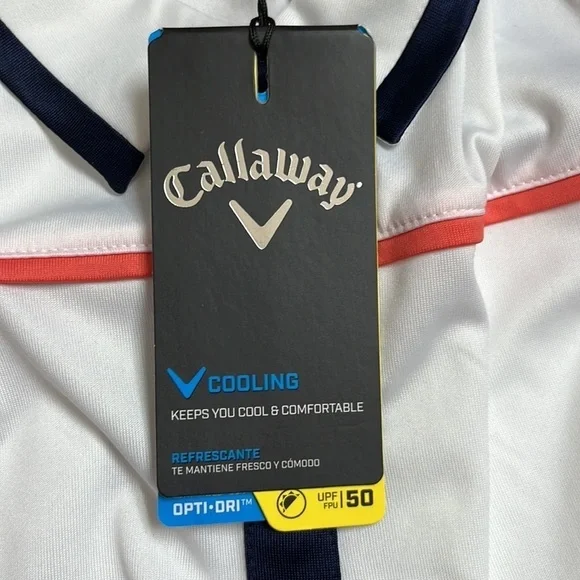 Callaway Women's Color Block Sleeveless Golf Polo Shirt - Picture 3 of 5